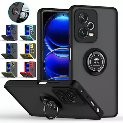 Shockproof Magnetic Ring Case Cover For Xiaomi Redmi Note 12 11 10 Pro Mi 12T • $8.67