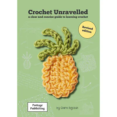 £7.99 • Buy Left Handed Learn How To Crochet Booklet For Beginners UK (Crochet Unravelled)  