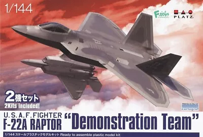 1/144 Modern Fighter: Lockheed Martin F-22A Raptor  Demo  [USAF] #PF-64: PLATZ • $21.95