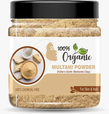 Organic 100% Pure Multani Mitti Powder (Fuller's Earth) Skin Face Clays 350gm • $23.39