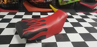 Yamaha Raptor 250 Seat Cover Seat Cover Red Flame • $37.99