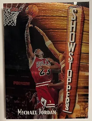 1997-98 Topps Finest Michael Jordan Showstoppers Bronze Card 271 Theme S11 • $7.99