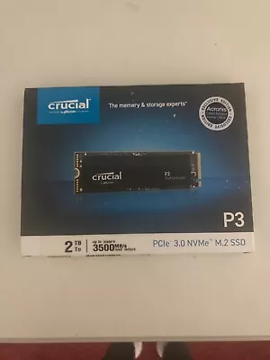 Crucial P3 2Tb Pcle 3.0 NMVe M.2 SSD • £78.99