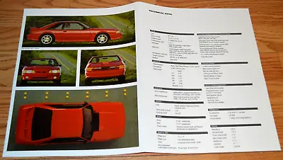 1993 Ford Mustang Svt Cobra Original Dealer Press Foldout Spec Poster 93 5.0 • $17.99