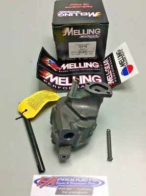 $286.37 • Buy Big Block Chevy 396 454 502 Engines High Volume Oil Pump Melling M Select 10778