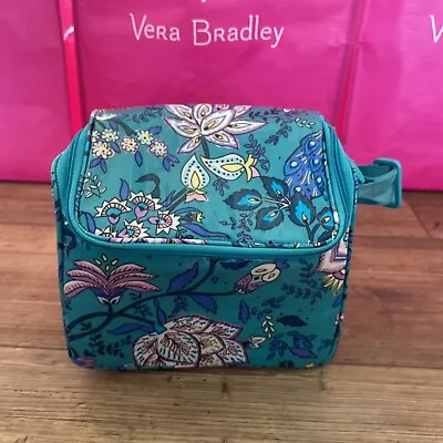 Vera Bradley PEACOCK GARDEN Stay Cooler Lunch Bag Camera Bag Authentic NWT NEW • $34