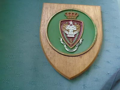 Royal Higher Institue For Defence Belgium - Military Shield / Wall Plaque • £9.99
