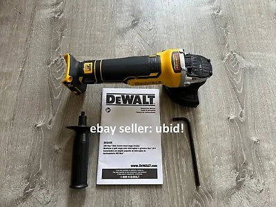 DEWALT DCG405B 20V MAX XR 4.5 In.  Brushless Angle Grinder (Tool Only) NEW • $134.99