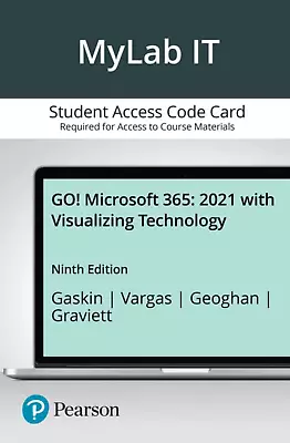 MyLab IT For GO! “MyITLab” 2021 Visualizing Technology(access Card Onlyno Book) • $69.99