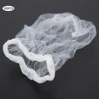 200pcs Disposable Sink Strainer Filter Net Kitchen Bathroom Garbage Mesh Bag • £7.28