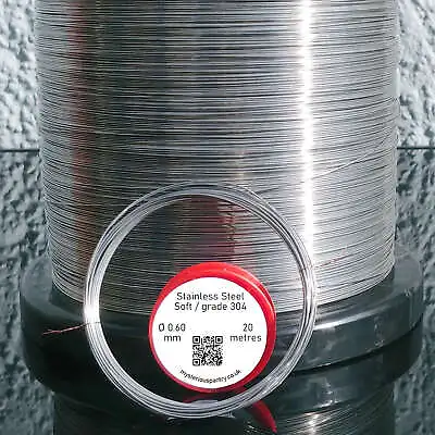 Stainless Steel Wire / Austenitic Grade 304 - Various Diameters • £3.10