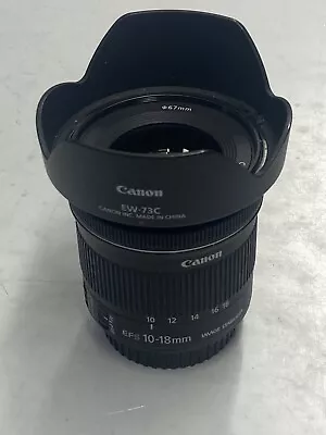 Canon EF-S 10-18mm F/4.5-5.6 IS STM Zoom Lens • $250