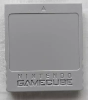 Nintendo GameCube Gray Memory Card Authentic/OEM DOL-008 59 Blocks Tested/Works • $10.25