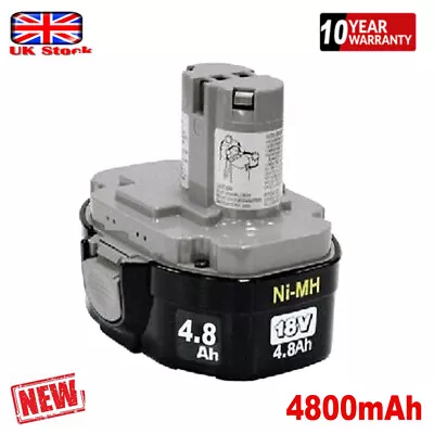 Battery For Makita PA18 18V 4.8Ah Ni-MH 1822 192827-3 1823 1833 1834 1835 8390D • £14.89