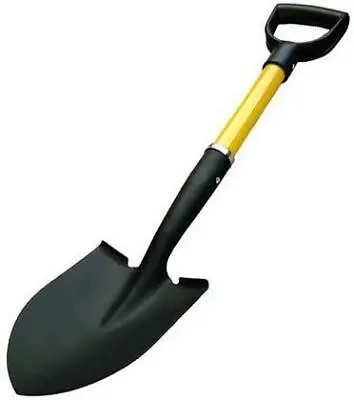 £8.75 • Buy Micro Shovel Steel Head Fibreglass Handle Mini Small Spade Shovels Round Head