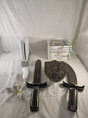Massive Nintendo Wii Console Bundle Remotes Games & Accessories READY TO PLAY • $150
