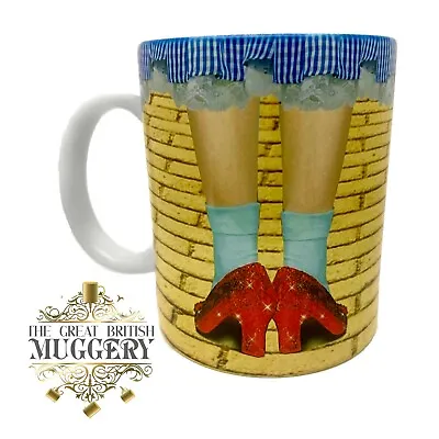 £11.99 • Buy Dorothy Ruby Slippers Wizard Of Oz Yellow Brick Road Mug Cup Judy Garland Gift