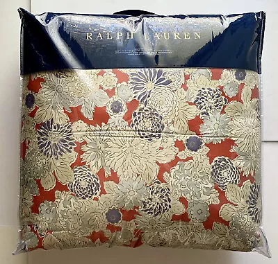 NWT Ralph Lauren Remy Red Floral Flower Full Queen Comforter • $154.99