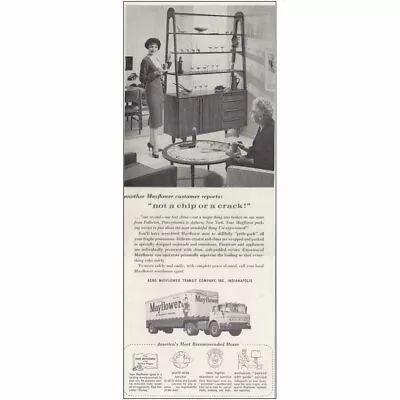 1960 Mayflower Transit: Not A Chip Or Crack Vintage Print Ad • $7.25