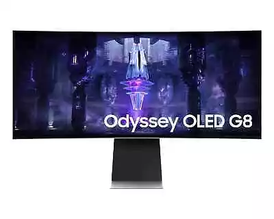 Samsung LS34BG850SEXXY 34  Odyssey OLED G8 Curved WQHD Gaming Monitor • $1270.94