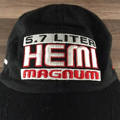 Dodge 5.7 Liter HEMI Magnum Dodge Black Cap Hat MOPAR Muscle Car Promo • $14