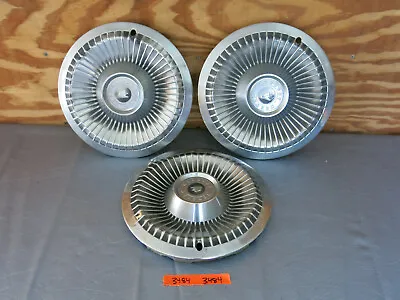 Vintage 60's Mercury Wheel Covers 14  Set Of 3 Hub Caps Winged Head Man #3484 • $69