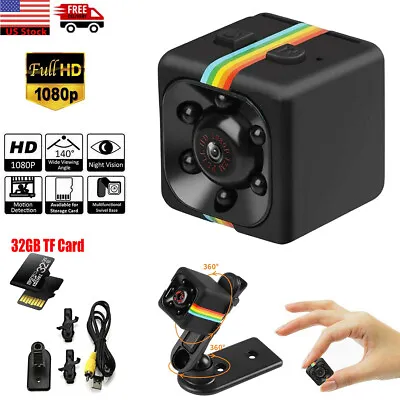 SQ11 Cop Nanny Camera Wireless Motion HD 1080P Mini Car Dash Home Cam Recorder • $14.55