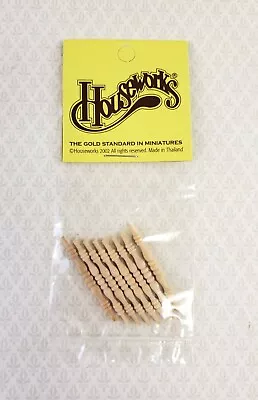 $5.25 • Buy Dollhouse Miniature Spindles Small Wood For Building X8 1:12 Scale 1 3/8  Long