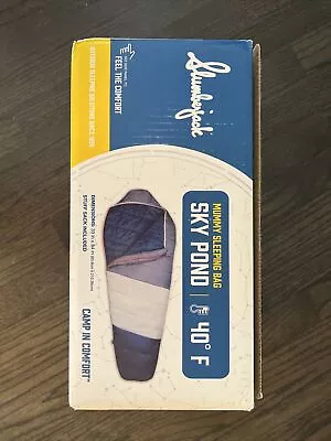 Slumberjack Sky Pond Mummy Sleeping Bag 40F Degrees New In Box • $25