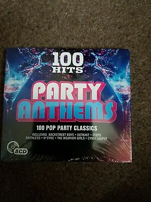Various - 100 Hits: Party Anthems (2016)  5CD  NEW/SEALED   • £2.99