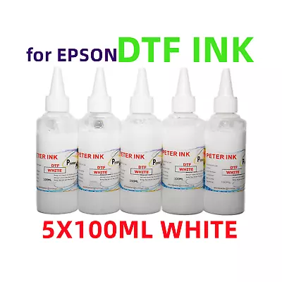 500ML DTF Direct 2 Film Refill White Ink For R800 R1800 R1900 R2000 P400 * • $29.99