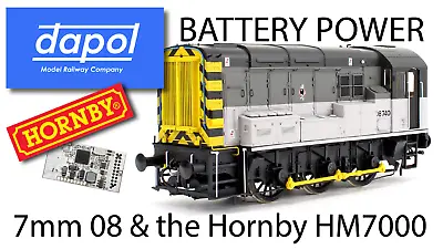 Battery Conversion Kit Dapol O Gauge 08 (Late Vers.) & Hornby HM7000 Bluetooth • £99