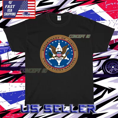 New Shirt Us Marshal Badge Logo Racing T-shirt Unisex Funny Usa Size S-5xl • $20.99