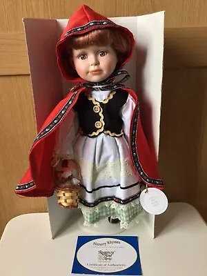 £7 • Buy New Regency Fine Arts Collectors Doll  Little Red Riding Hood  Registered 16 
