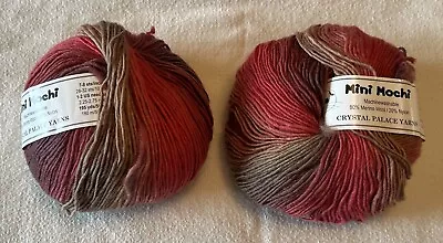 NEW! Crystal Palace Mini Mochi Yarn Color #329 (“Cherries Jubilee”) Wool/Nylon • $20