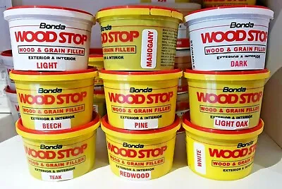 Bonda WoodStop Ready Mixed Grain Filler Cracks Holes 250ml Interior & Exterior  • £9.15