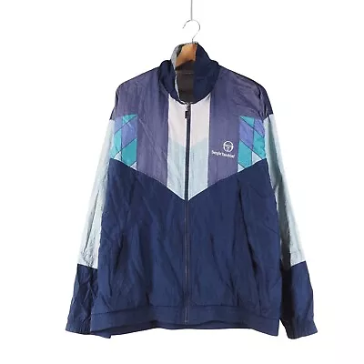 Sergio Tacchini Vintage Men's Jacket Track Top Size 42 / 52 L Large 90s Sports • $35