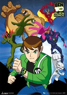 3D Small A3 Lenticular Poster Ben 10 Alien Force • $12.95