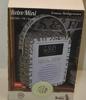 VQ Retro Mini DAB & DAB+ Digital Radio With FM Bluetooth & Alarm Clock - Emma B • $84.99