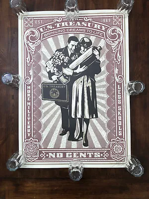 Shepard Fairey - Off Set Art Print - Proud Parents - 2007 Signed Edition Of 750 • $375