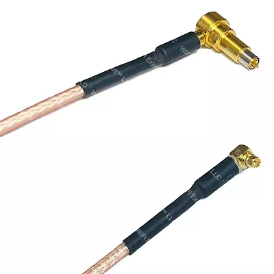 RG316 MS-156 MALE ANGLE To MMCX MALE ANGLE RF Cable Rapid-SHIP LOT • $10.49