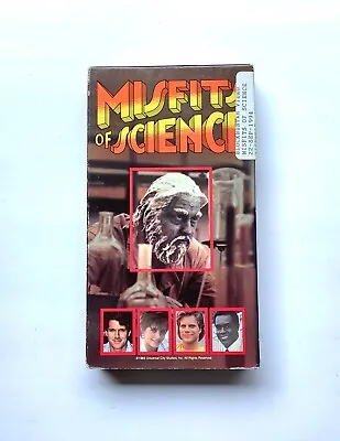 Misfits Of Science VHS Rare 80s Sci Fi Comedy TV Pilot Courteney Cox Blockbuster • $19.99