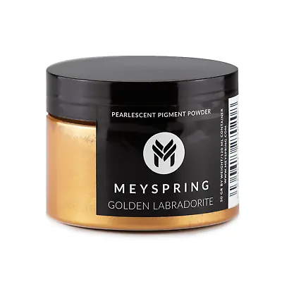 MEYSPRING Golden Labradorite Mica Powder For Epoxy - Resin Color Pigment  • $13.99