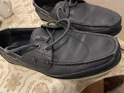 Ralph Lauren Navy Deck Shoes Size 10 • £45