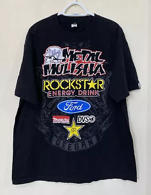 Metal Mulisha X Rockstar Autograph Shirt Black Size XL • $75