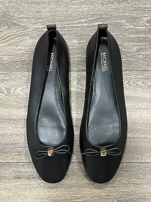 Michael MICHAEL KORS ELOISE Flex Bow Ballet Flat Shoes Black. Size 8M. New • $24.99