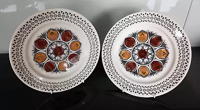 2 X Broadhurst  Ironstone Kathie Winkle 'October' Dinner Plates • £9.95