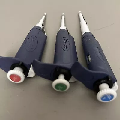 NICE Set X3 Rainin Pipet Lite  L20L200L1000 LTS Pipette Pipetman Pipettor • $360