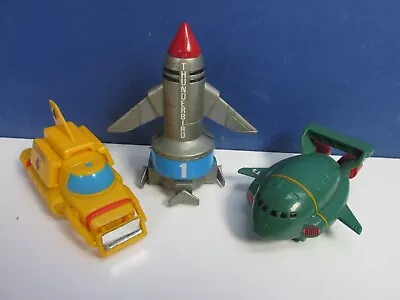 Vintage THUNDERBIRDS Pull Back ACTION VEHICLES 1992 TB 1 2 4 Matchbox Bandai • £9.83