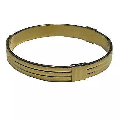 Vintage Napier Gold Tone Bangle Bracelet Signed Napier • $9.99